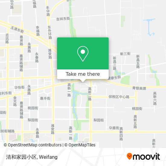 清和家园小区 map