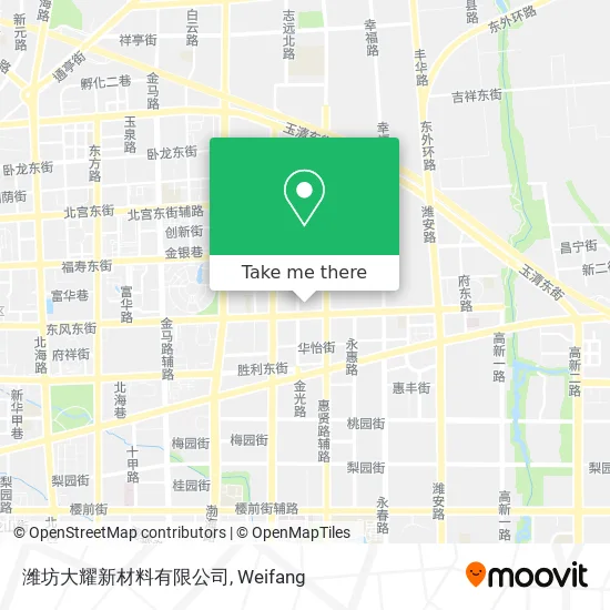 潍坊大耀新材料有限公司 map