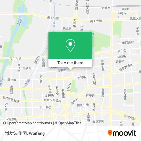 潍坊港集团 map