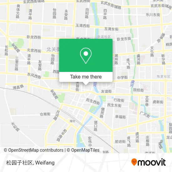 松园子社区 map