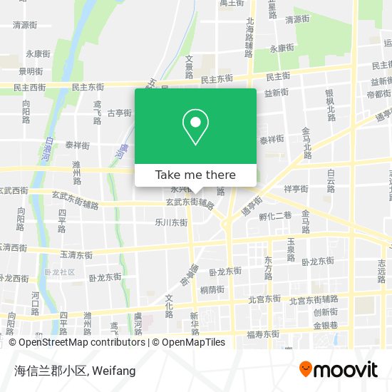海信兰郡小区 map