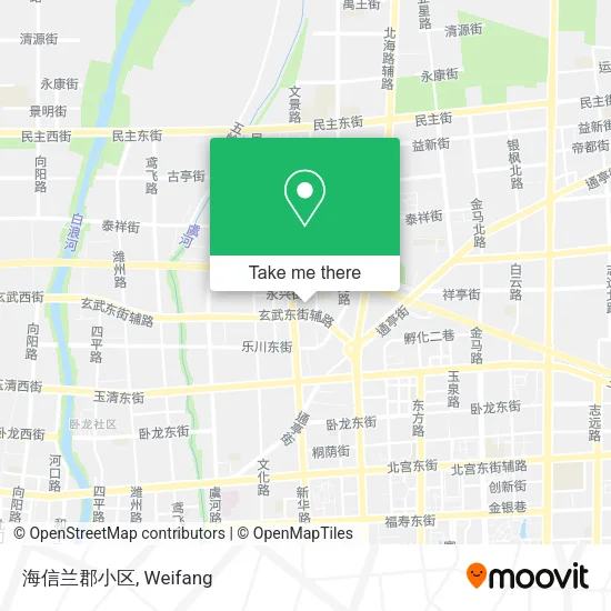 海信兰郡小区 map