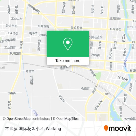 常青藤·国际花园小区 map