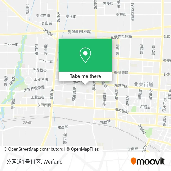 公园道1号Ⅲ区 map