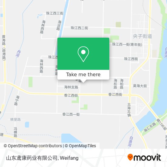 山东鸢康药业有限公司 map
