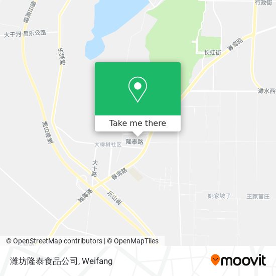 潍坊隆泰食品公司 map