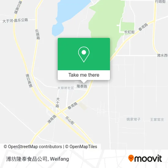 潍坊隆泰食品公司 map