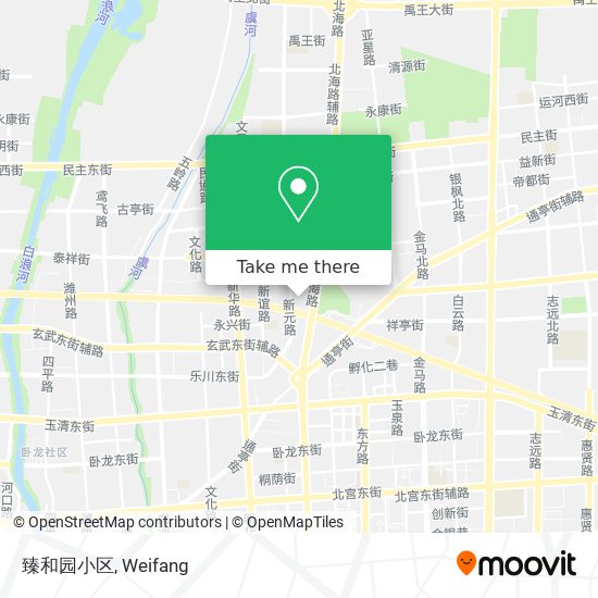 臻和园小区 map