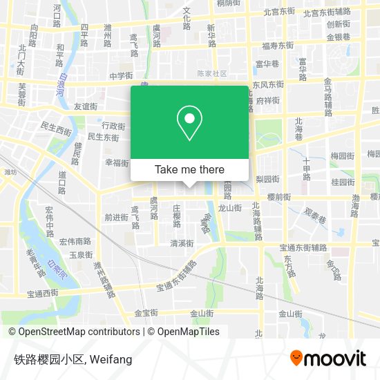 铁路樱园小区 map