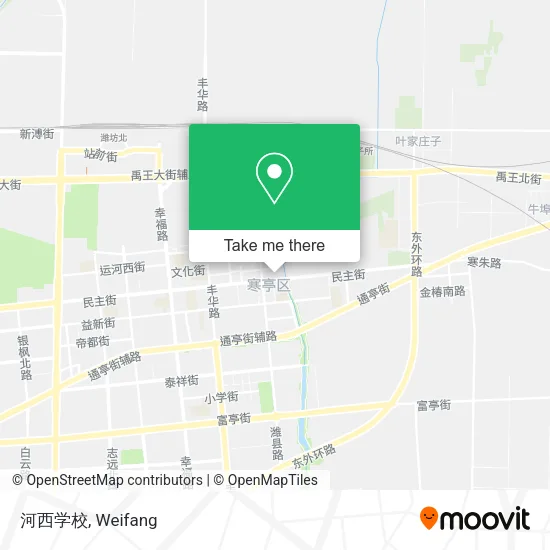 河西学校 map