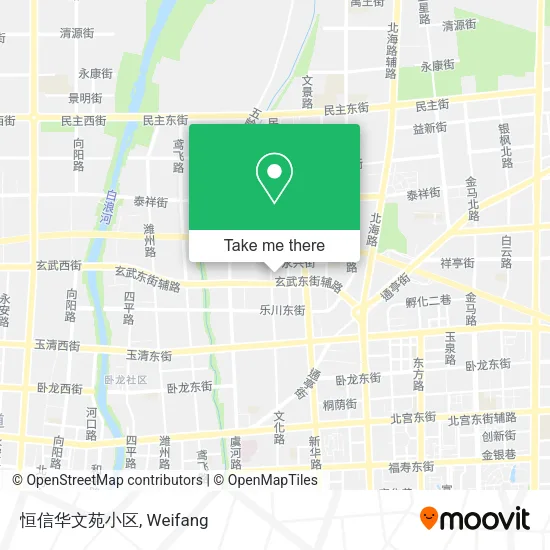 恒信华文苑小区 map
