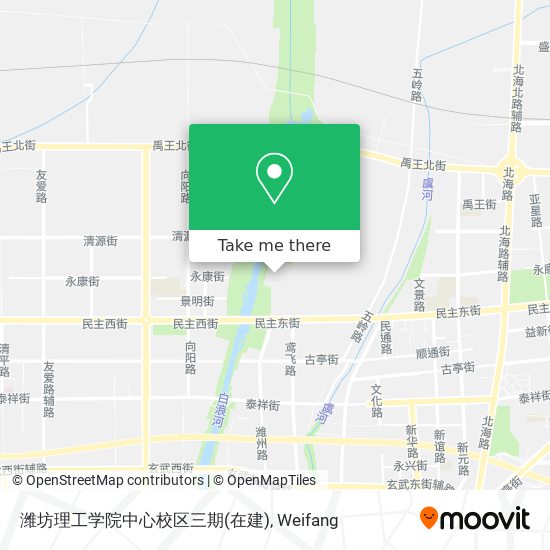 潍坊理工学院中心校区三期(在建) map
