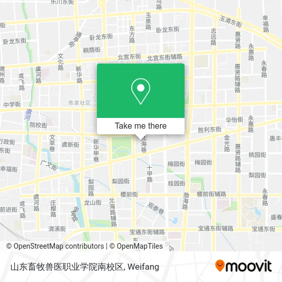 山东畜牧兽医职业学院南校区 map