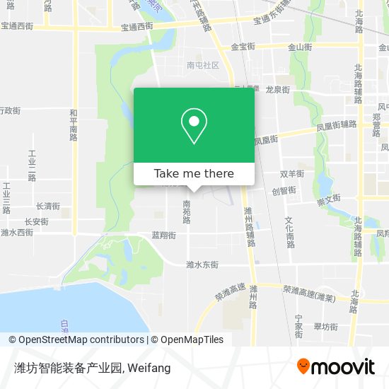 潍坊智能装备产业园 map