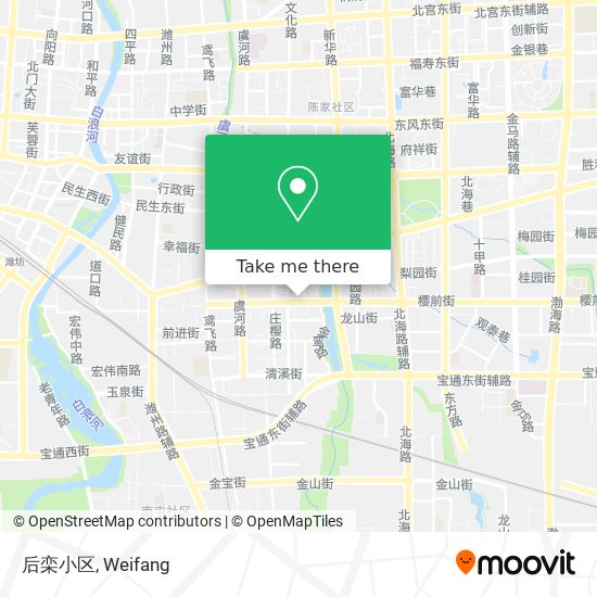 后栾小区 map