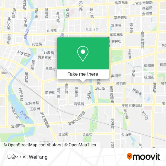 后栾小区 map
