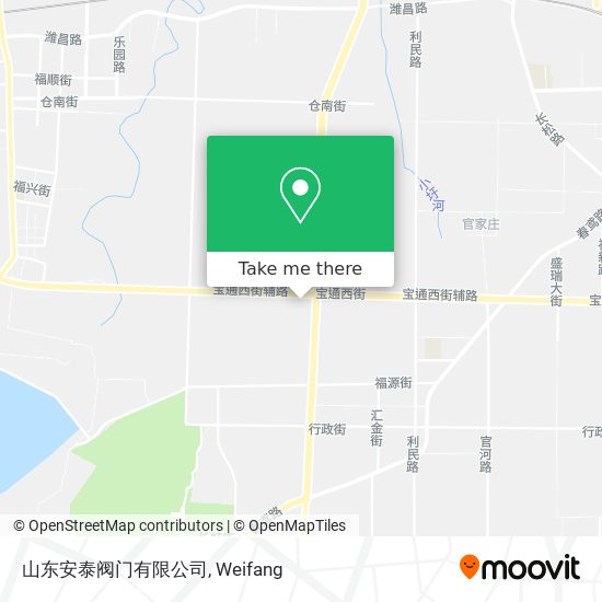山东安泰阀门有限公司 map