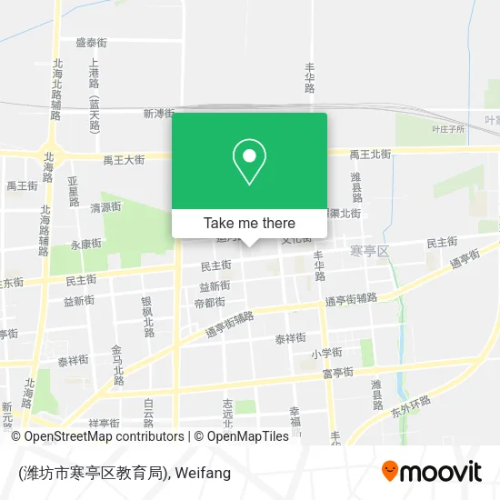 (潍坊市寒亭区教育局) map