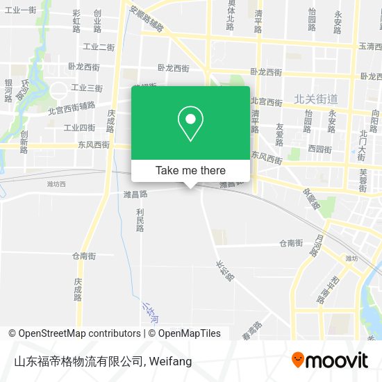 山东福帝格物流有限公司 map