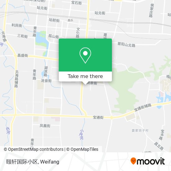 颐轩国际小区 map