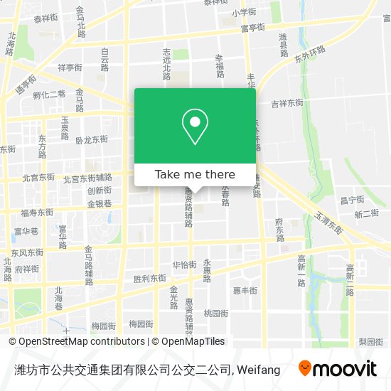 潍坊市公共交通集团有限公司公交二公司 map