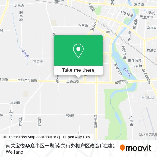 南关宝悦华庭小区一期(南关街办棚户区改造)(在建) map