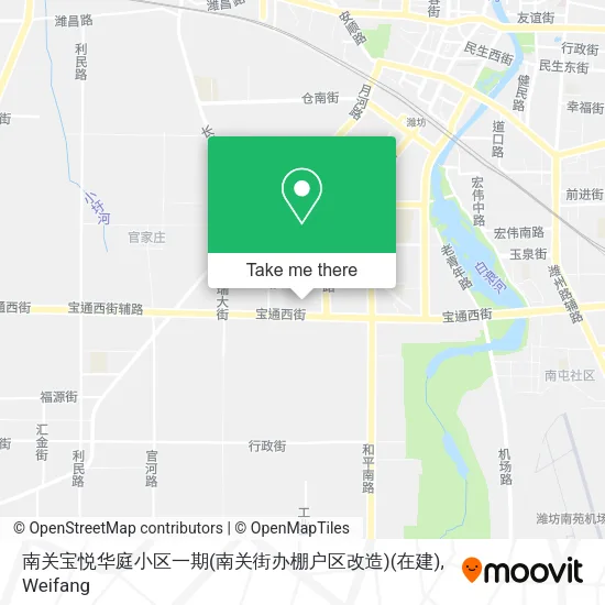 南关宝悦华庭小区一期(南关街办棚户区改造)(在建) map