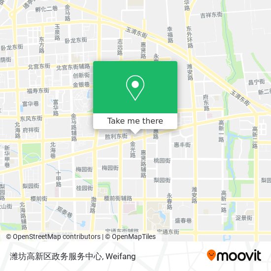 潍坊高新区政务服务中心 map