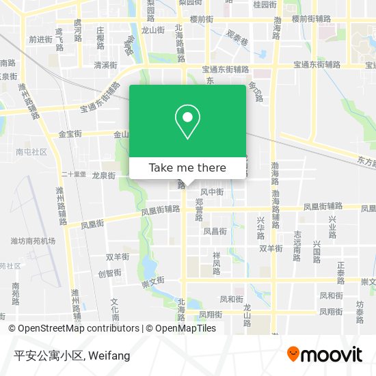 平安公寓小区 map
