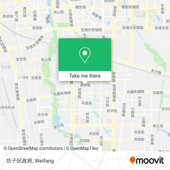 坊子区政府 map