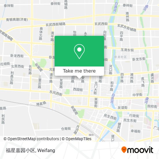 福星嘉园小区 map