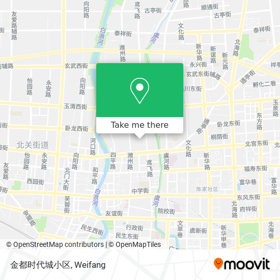 金都时代城小区 map