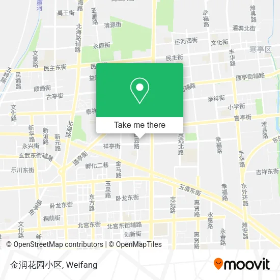 金润花园小区 map