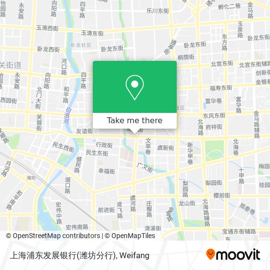 上海浦东发展银行(潍坊分行) map