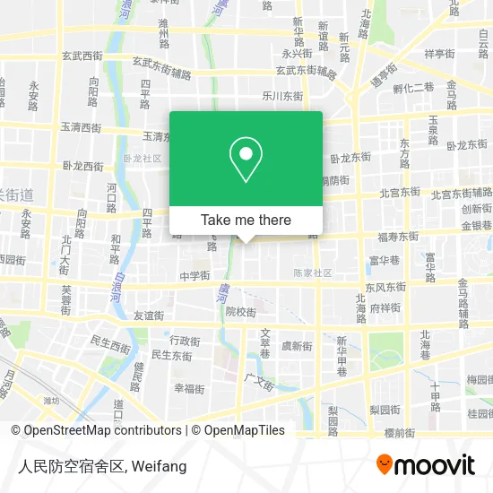 人民防空宿舍区 map