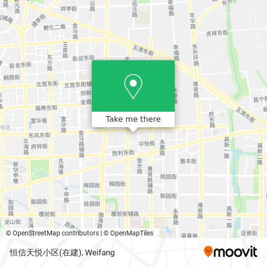 恒信天悦小区(在建) map