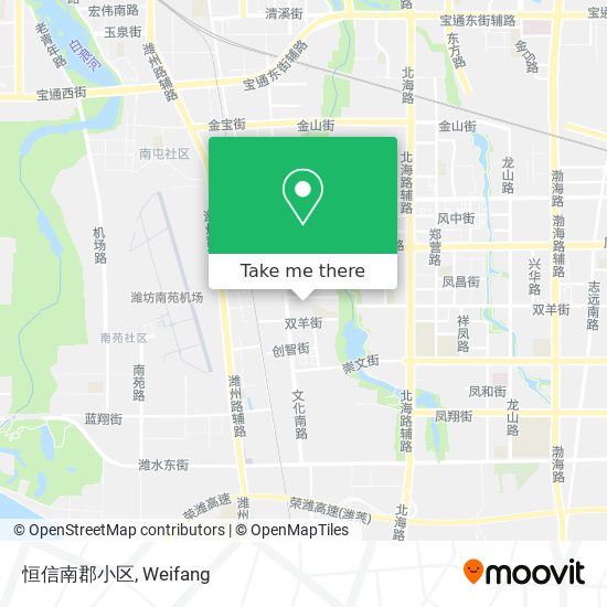 恒信南郡小区 map