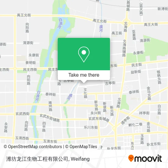 潍坊龙江生物工程有限公司 map