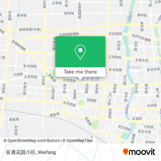 富通花园小区 map