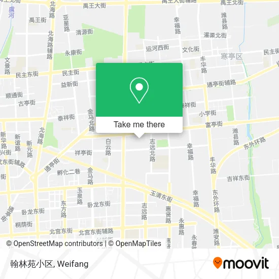 翰林苑小区 map