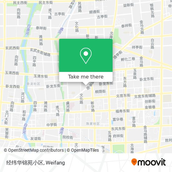 经纬华锦苑小区 map