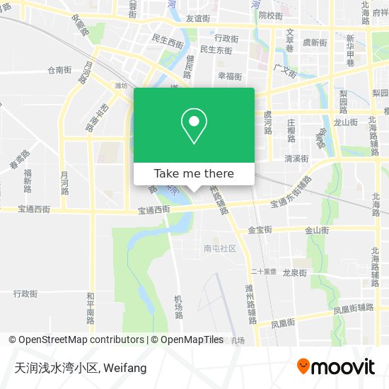 天润浅水湾小区 map