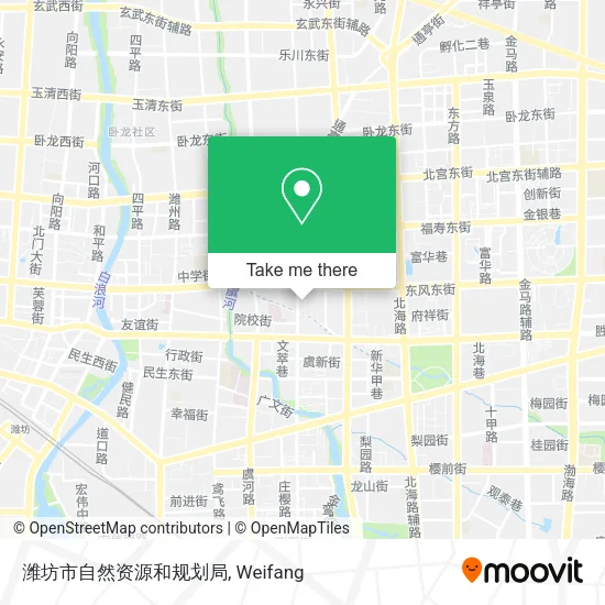 潍坊市自然资源和规划局 map