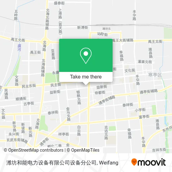 潍坊和能电力设备有限公司设备分公司 map