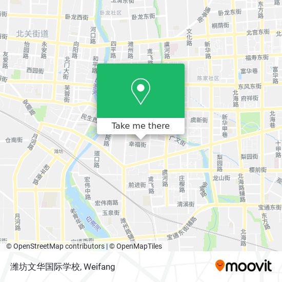 潍坊文华国际学校 map