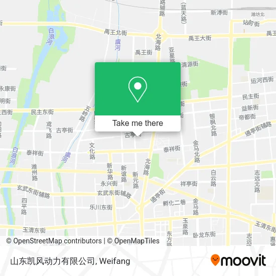 山东凯风动力有限公司 map