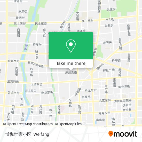 博悦世家小区 map