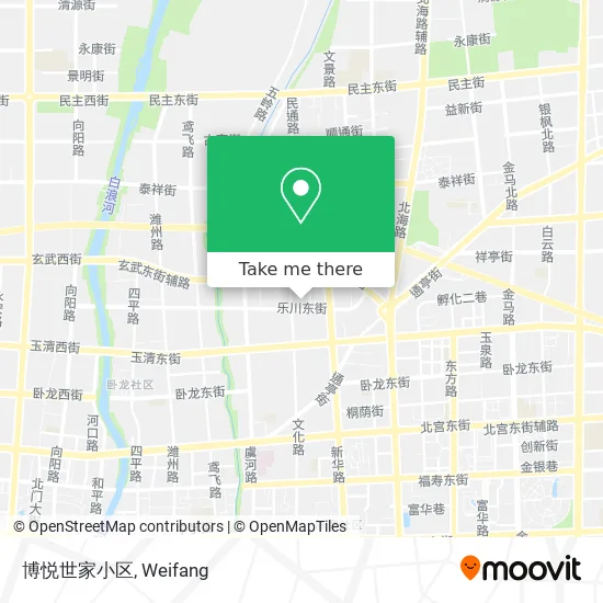 博悦世家小区 map