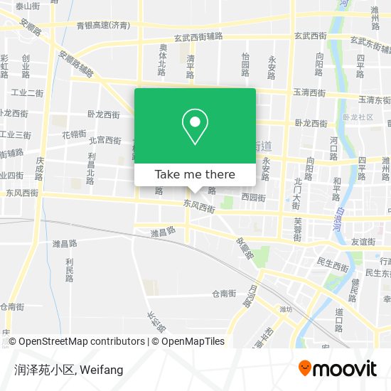 润泽苑小区 map