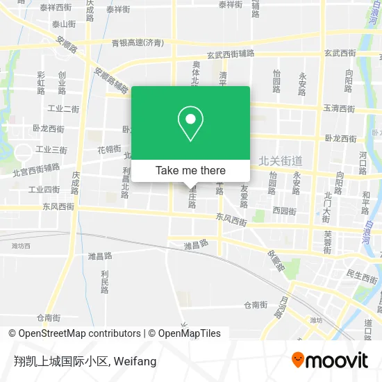 翔凯上城国际小区 map